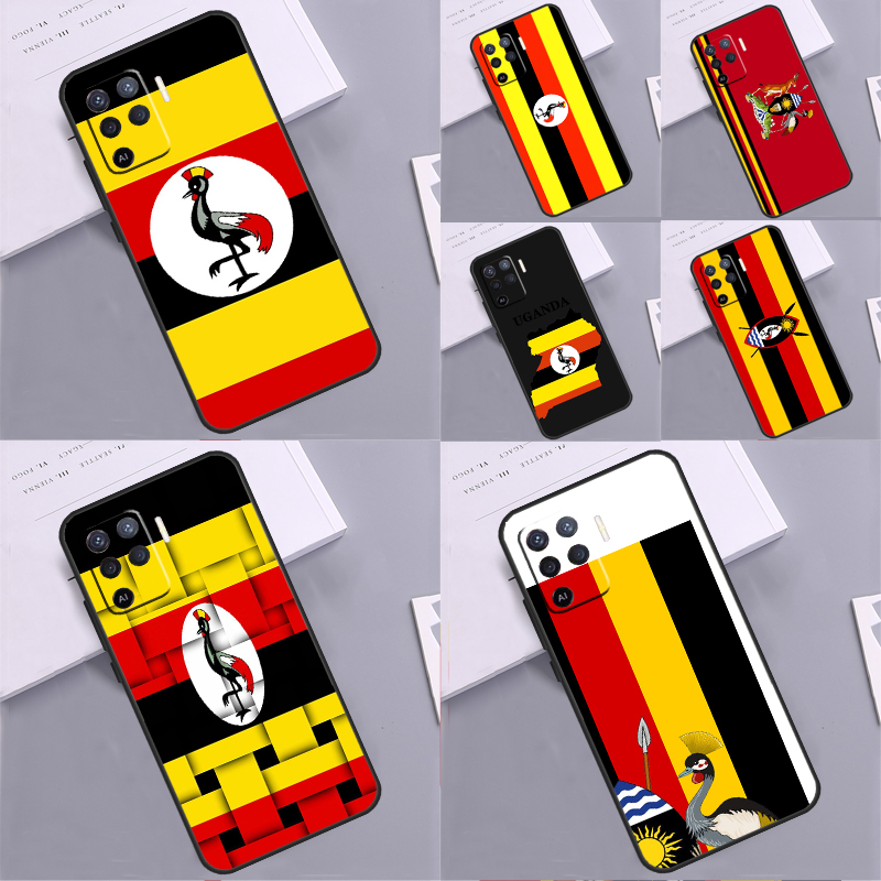 Phone Cases Uganda - Uganda Bayrağı Arması telefon kılıfı Için