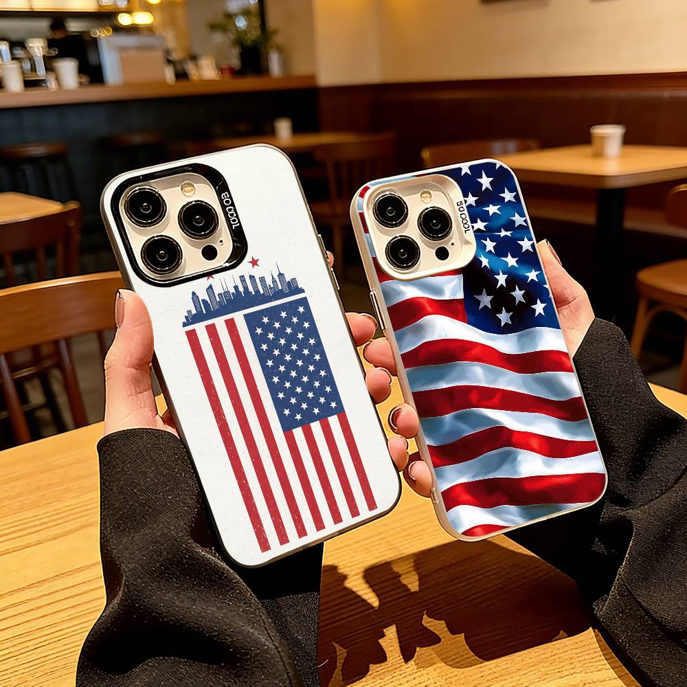Phone Cases Usa - U-ABD Ulusal Bayrak Desenli Telefon Kılıfı