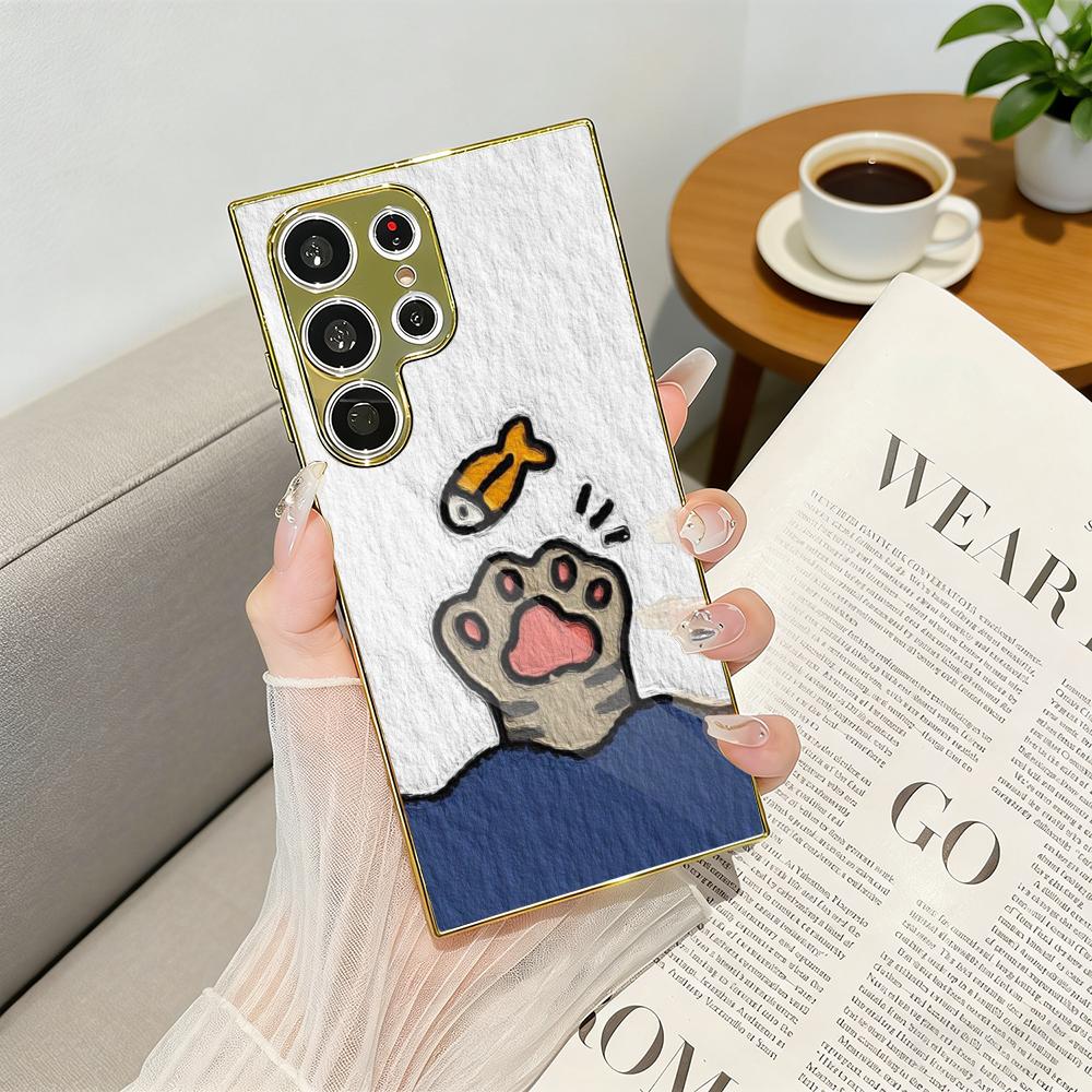 Phone Cases Metal - Sevimli Karikatür Hayvan Kız Telefon Kılıfı