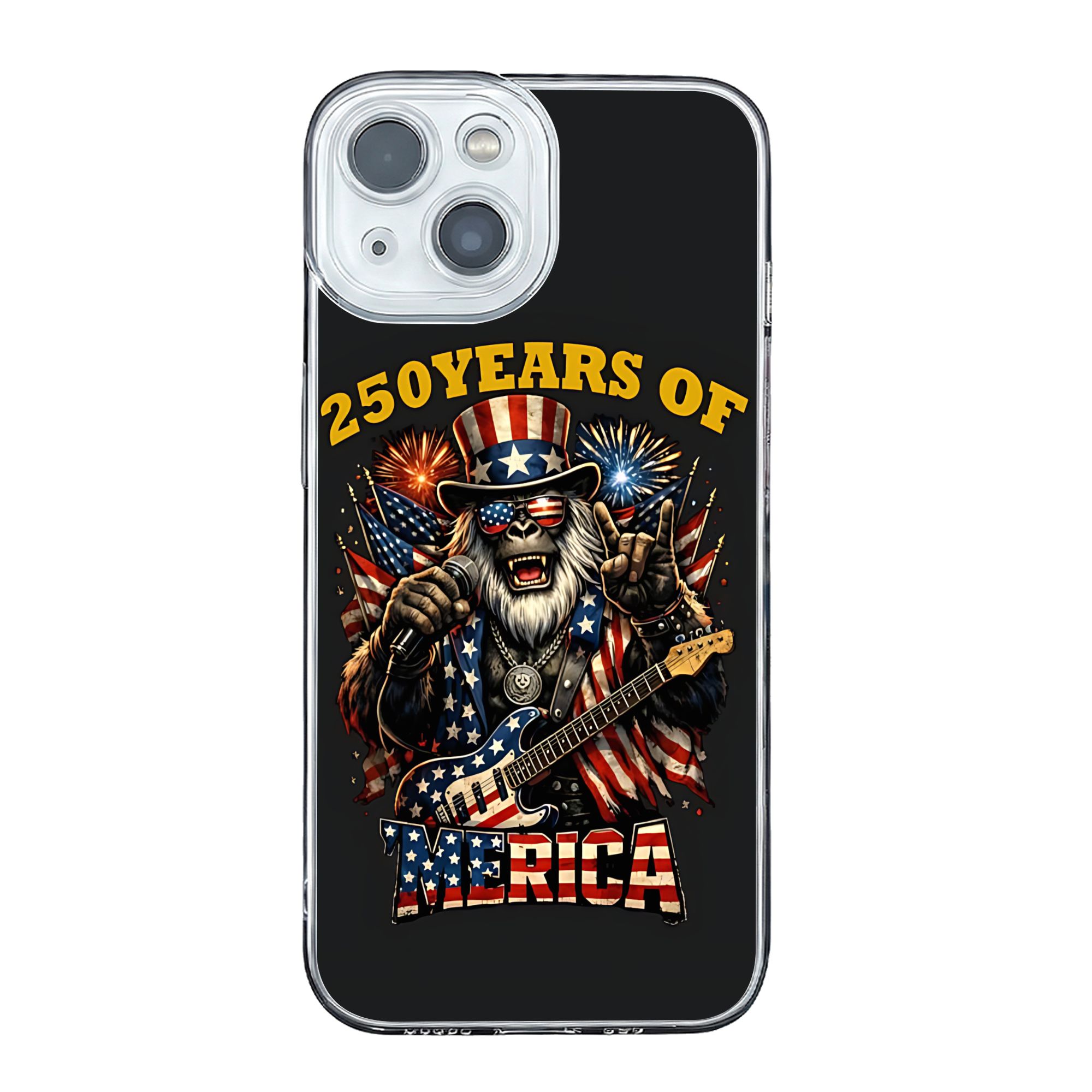 Phone Cases Usa - ABD'nin 250. Yıldönümü'ne Özel Rock Gorilla