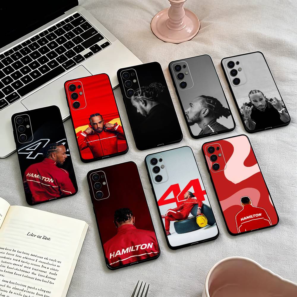 Phone Cases Hamilton - 44 L-Lewis-L H-Hamilton-H Telefon Kılıfı Siyah