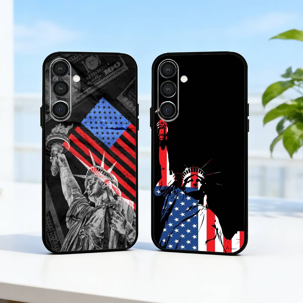 Phone Cases Usa - Heykeli L-Liberty Amerika ABD Bayrağı Telefon