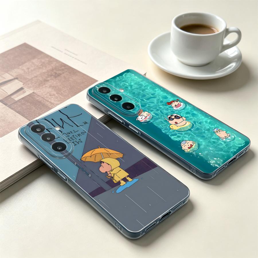 Phone Cases For Boys - Sarı Şemsiyeli Çocuk Telefon Kılıfı Samsung
