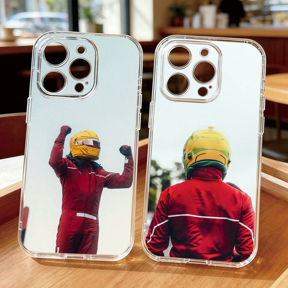 Phone Cases Hamilton - 44 L-Lewis H-Hamilton Telefon Kılıfı Şeffaf