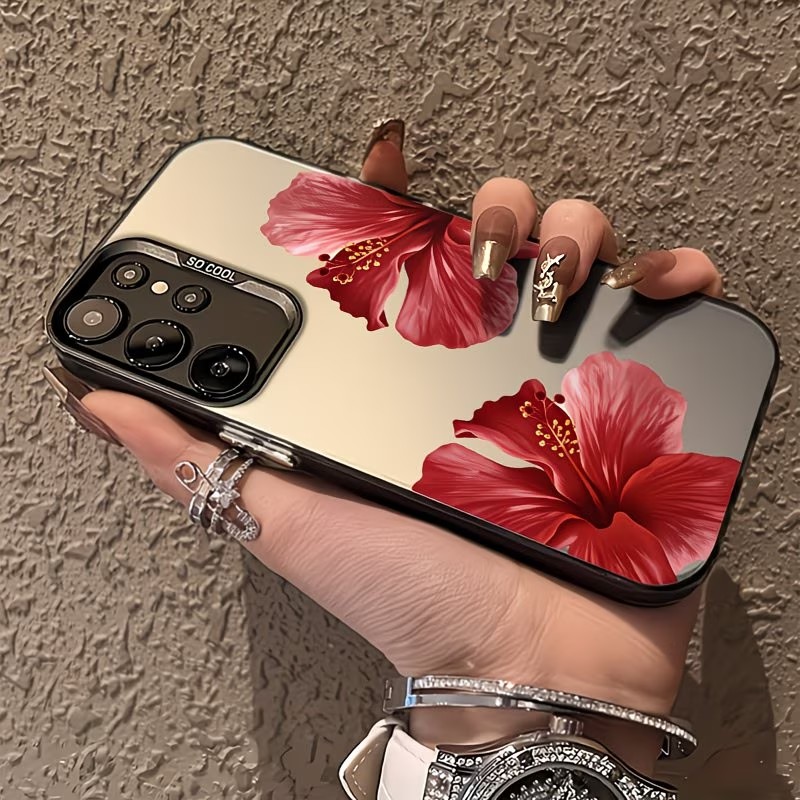 Kırmızı Hibiskus Çiçek Desenli - Gradient Color Case incelemesi ve fiyatı