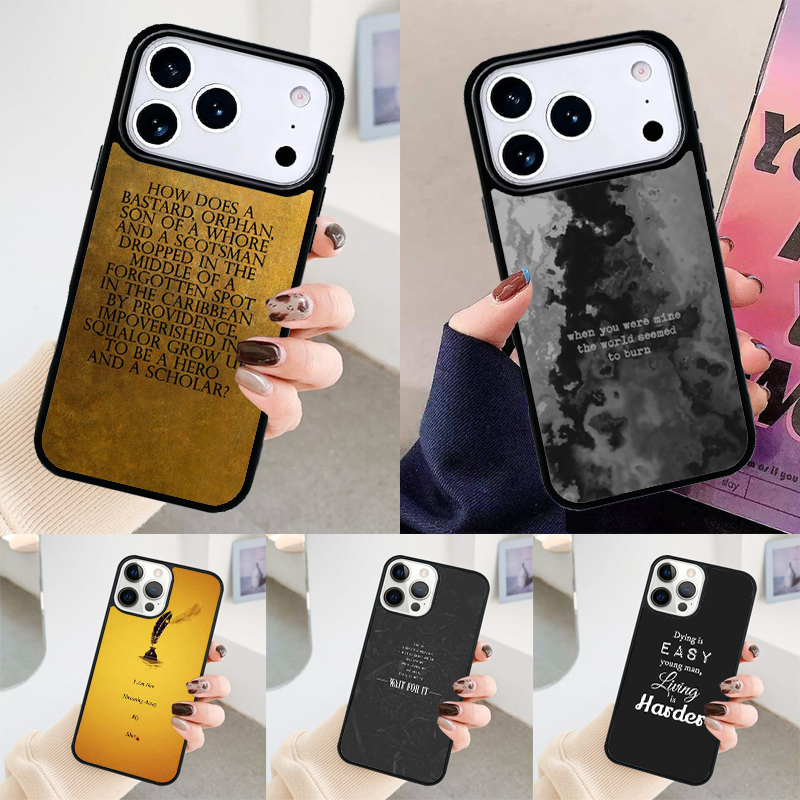 Hamilton Müzikal Şarkı Sözleri - Phone Cases Hamilton incelemesi ve fiyatı