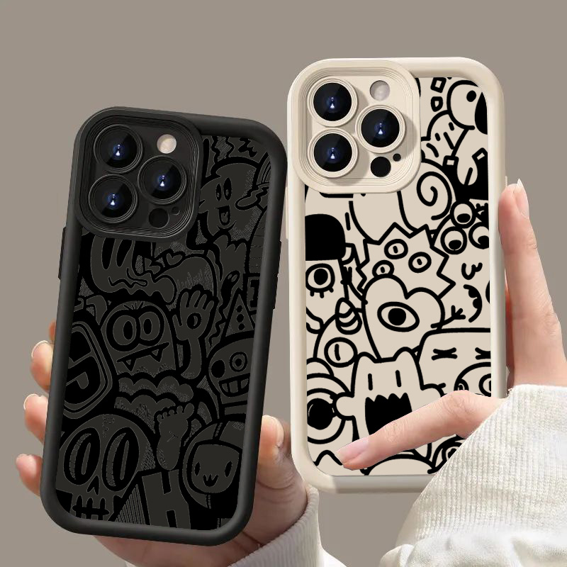 Siyah Graffiti Telefon Kılıfı  - Phone Cases That Cover The Camera incelemesi ve fiyatı