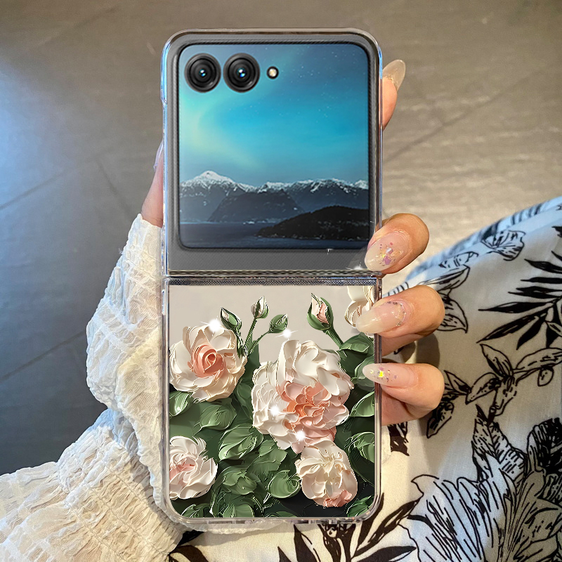 Beyaz Çiçek Desenli Telefon Kı - Phone Cases Hard incelemesi ve fiyatı