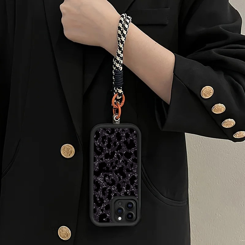 Siyah Benekli Leopar Askılı Te - Phone Cases With Loop incelemesi ve fiyatı