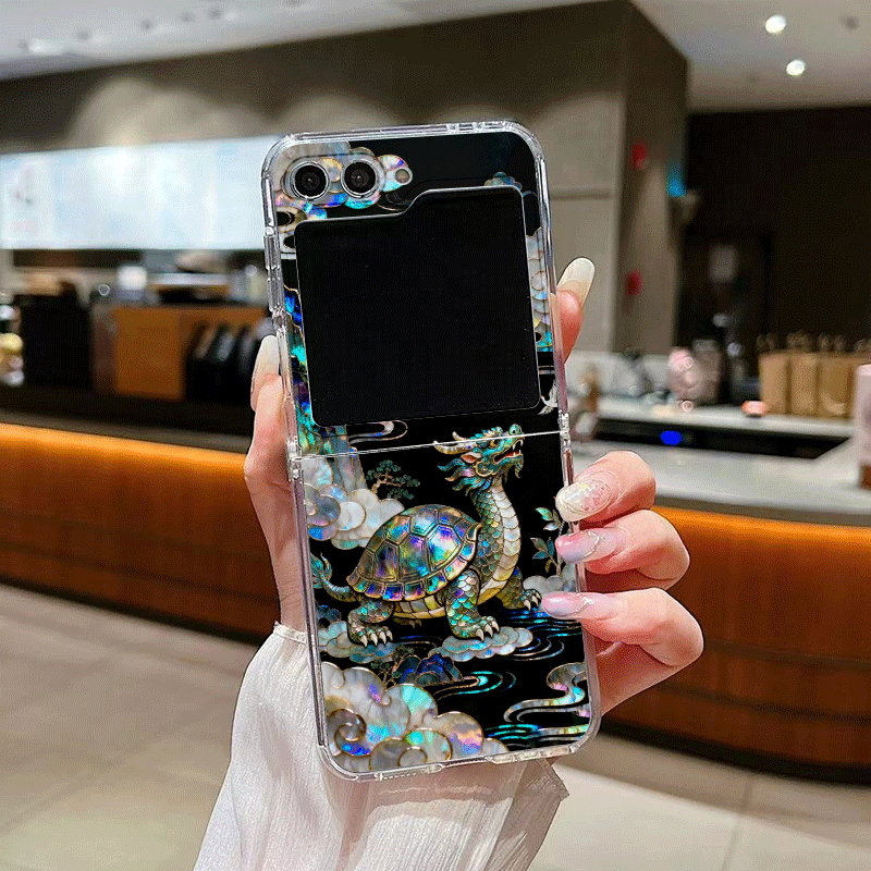 Şık Kaplan Ejderha Mermer Dese - Phone Cases Z Flip 5 incelemesi ve fiyatı