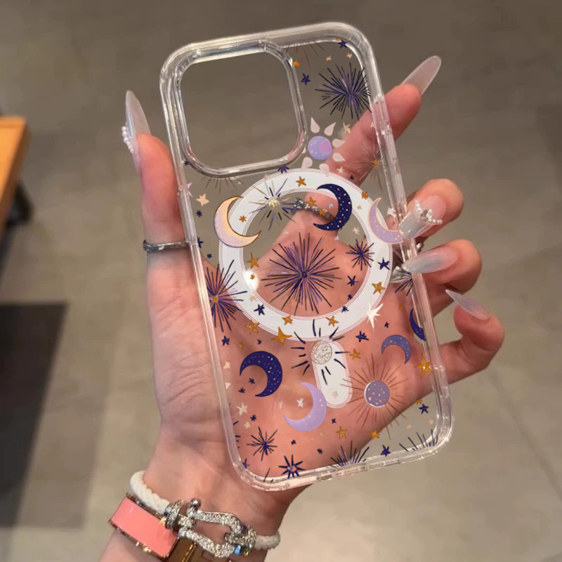 Romantik Güneş Ay Yıldızlar Te - Clear Magsafe Case incelemesi ve fiyatı