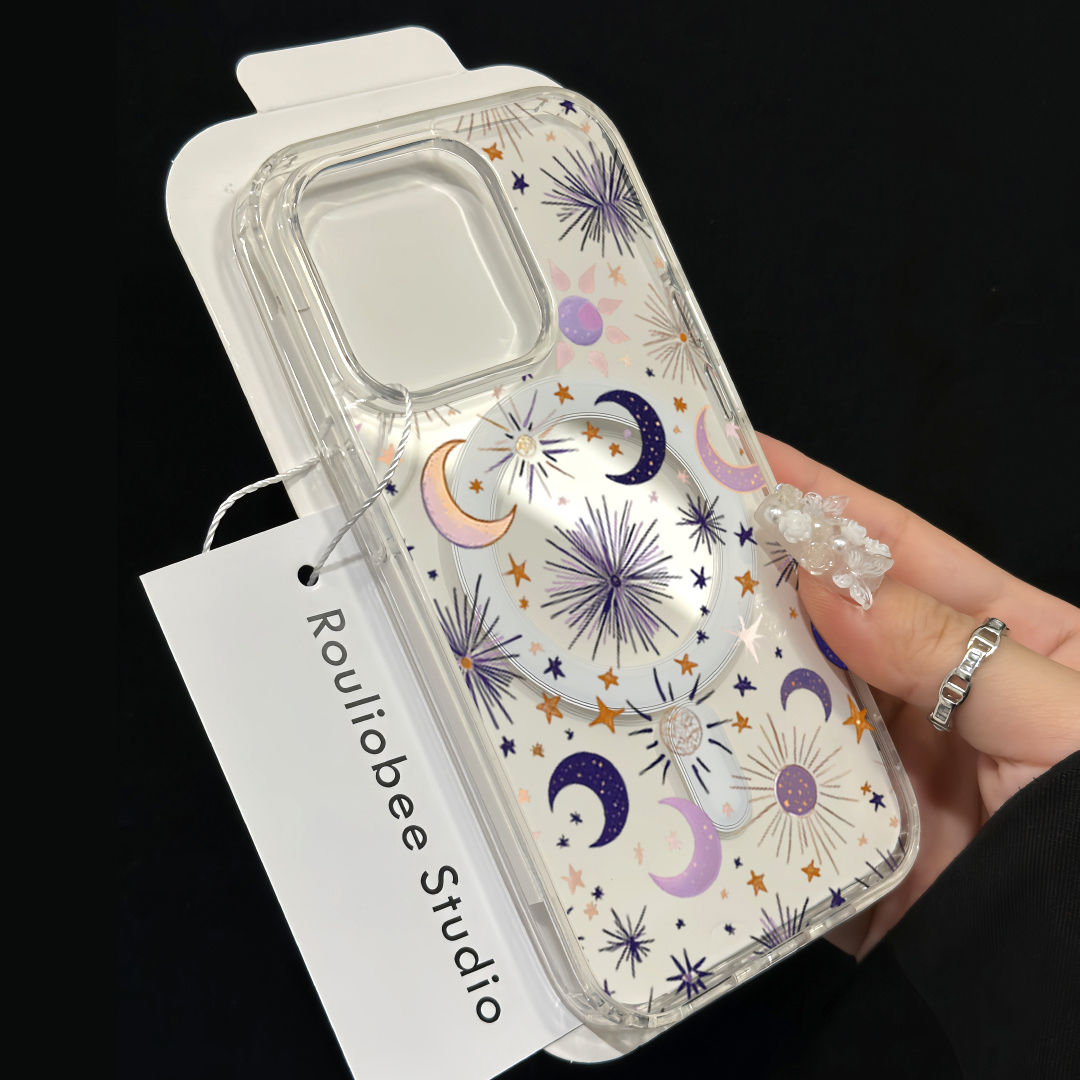 Romantik Güneş Ay Yıldızlar Te - Clear Magsafe Case incelemesi ve fiyatı