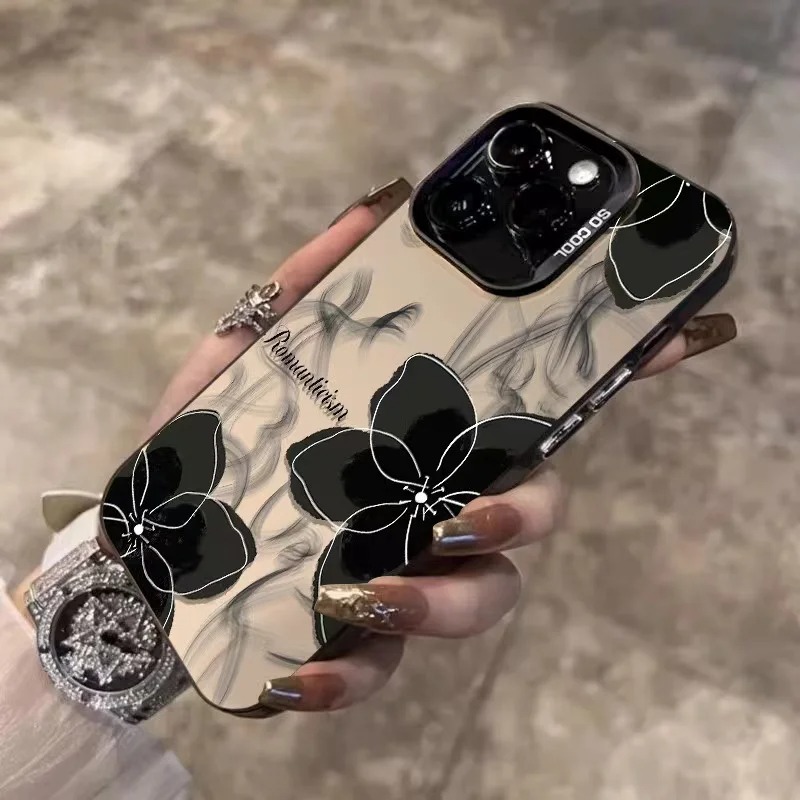 Vintage siyah çiçek Telefon Kı - Phone Cases Wholesale incelemesi ve fiyatı
