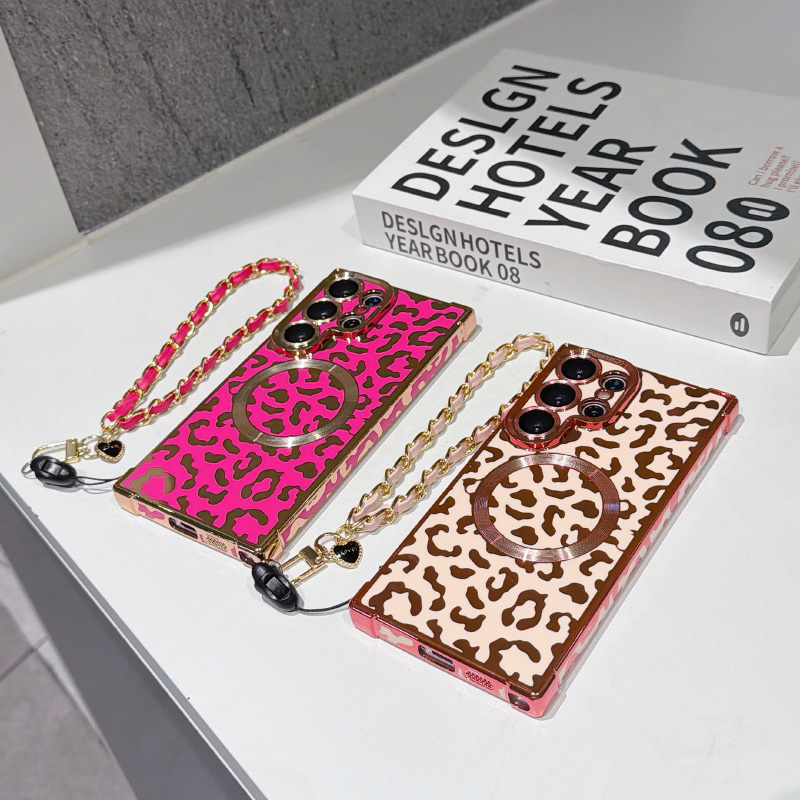 Yeni leopar desenli manyetik M - Phone Cases With Loop incelemesi ve fiyatı