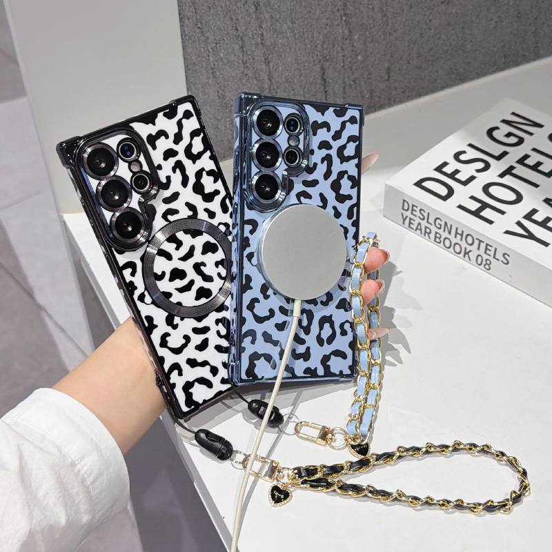 Yeni leopar desenli manyetik M - Phone Cases With Loop incelemesi ve fiyatı