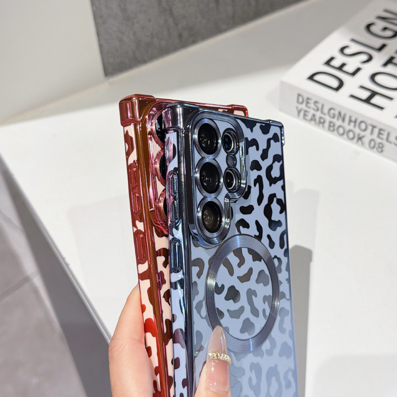 Yeni leopar desenli manyetik M - Phone Cases With Loop incelemesi ve fiyatı