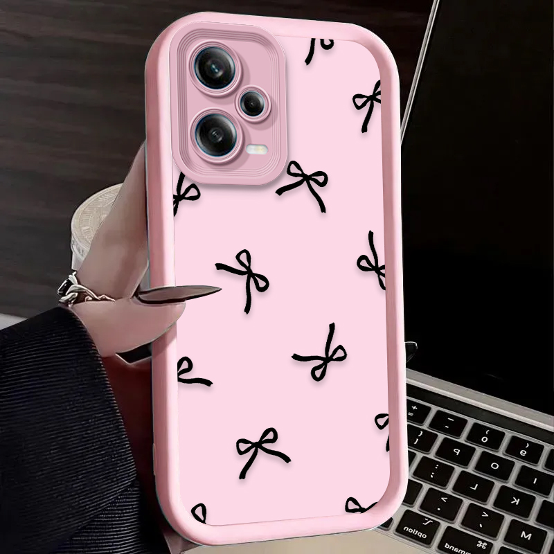Siyah Kalp Şeklinde Fiyonklu T - Phone Cases Xiaomi Redmi 12 incelemesi ve fiyatı