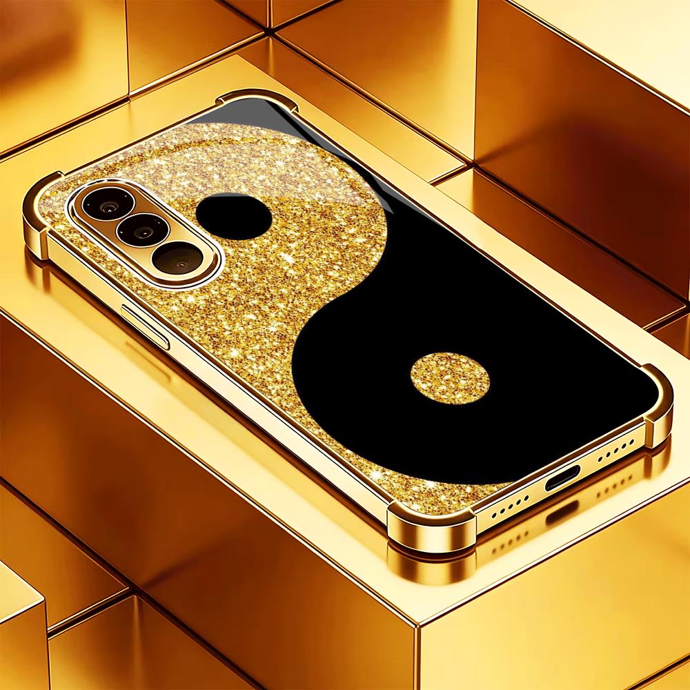 Lüks siyah altın desenli tempe - Phone Cases Metal incelemesi ve fiyatı
