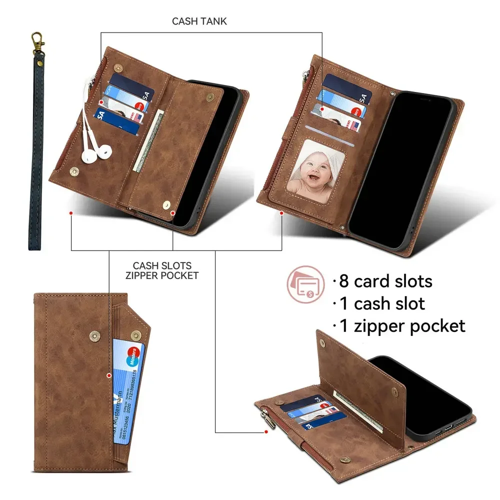 Fermuar Deri Flip Case Crossbo - Phone Cases Heavy Duty incelemesi ve fiyatı